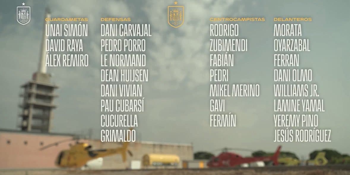 Convocatoria de Luis de la Fuente para España